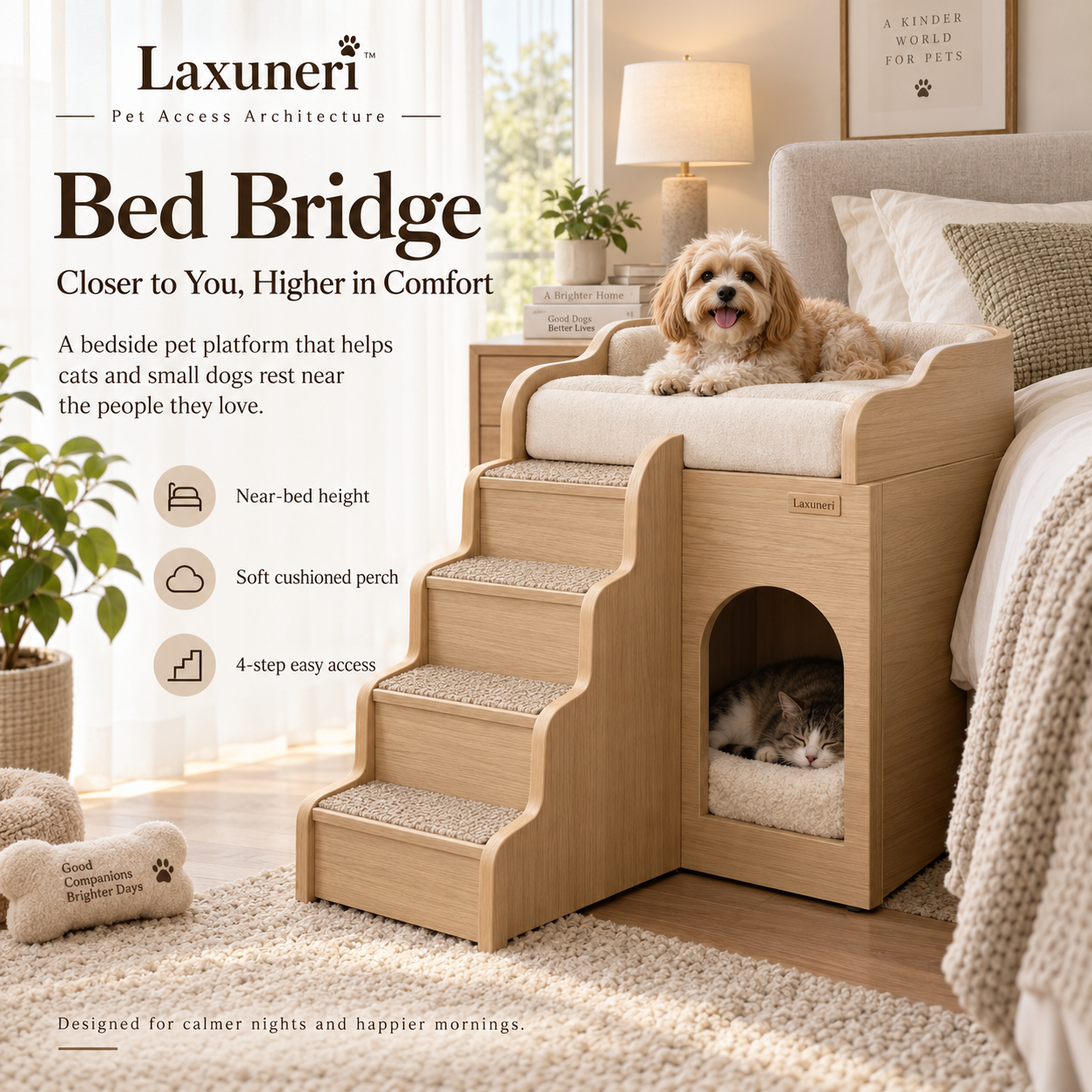 
                  Laxuneri™ Bed Bridge
                